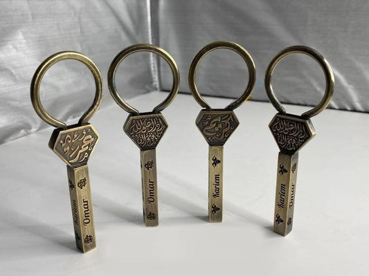 Custom Made Copper Keychain