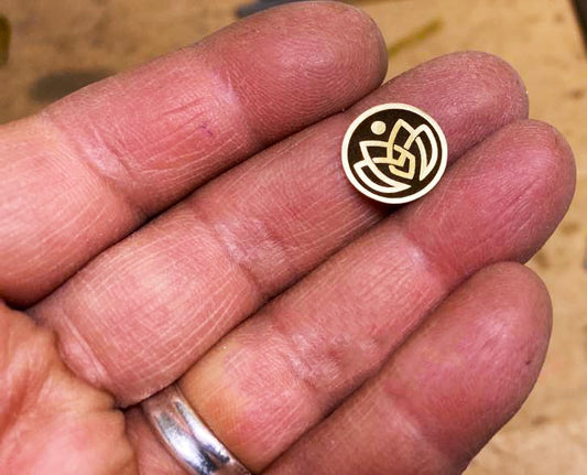 High-End Brass Or Stainless Steel Pin With Custom Logo Or Writing