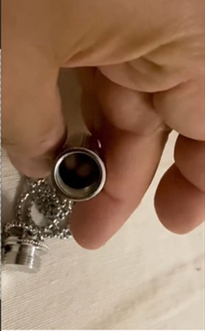 "وَاصْبِرْ لِحُكْمِ رَبِّكَ" Custom  Handmade Medicine Holding Cylindrical