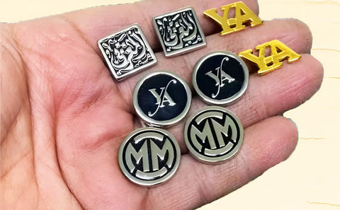 High-End  Stainless Steel Cufflinks With Custom Design Or Writing Engraved