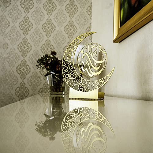 gold-Ramadan-Crescent-table-decore